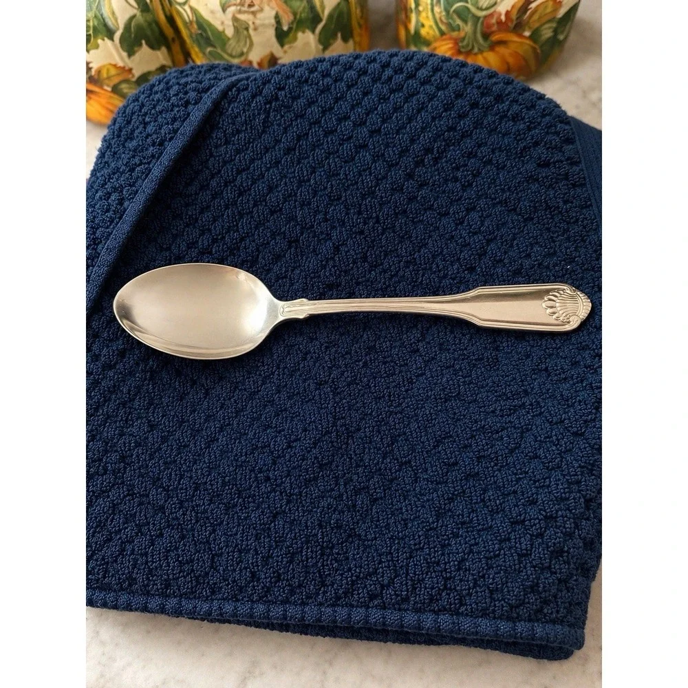 Oneida CLASSIC SHELL Stainless CUBE Heirloom Silverware Serving Spoon